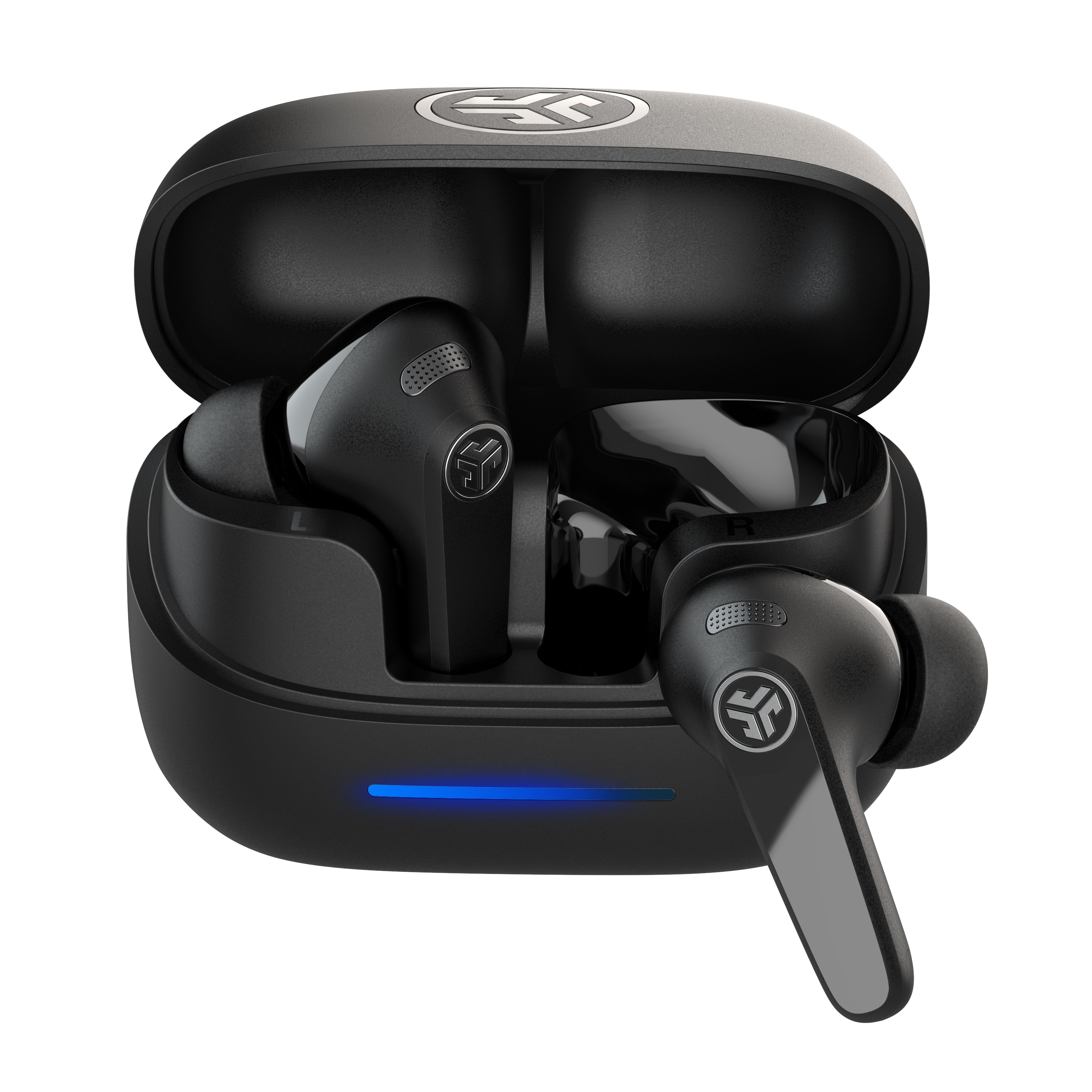 JBuds Pods ANC True Wireless Earbuds Blue - Black