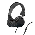 Neon Wired On-Ear Headphones Graphite/Blue - Black