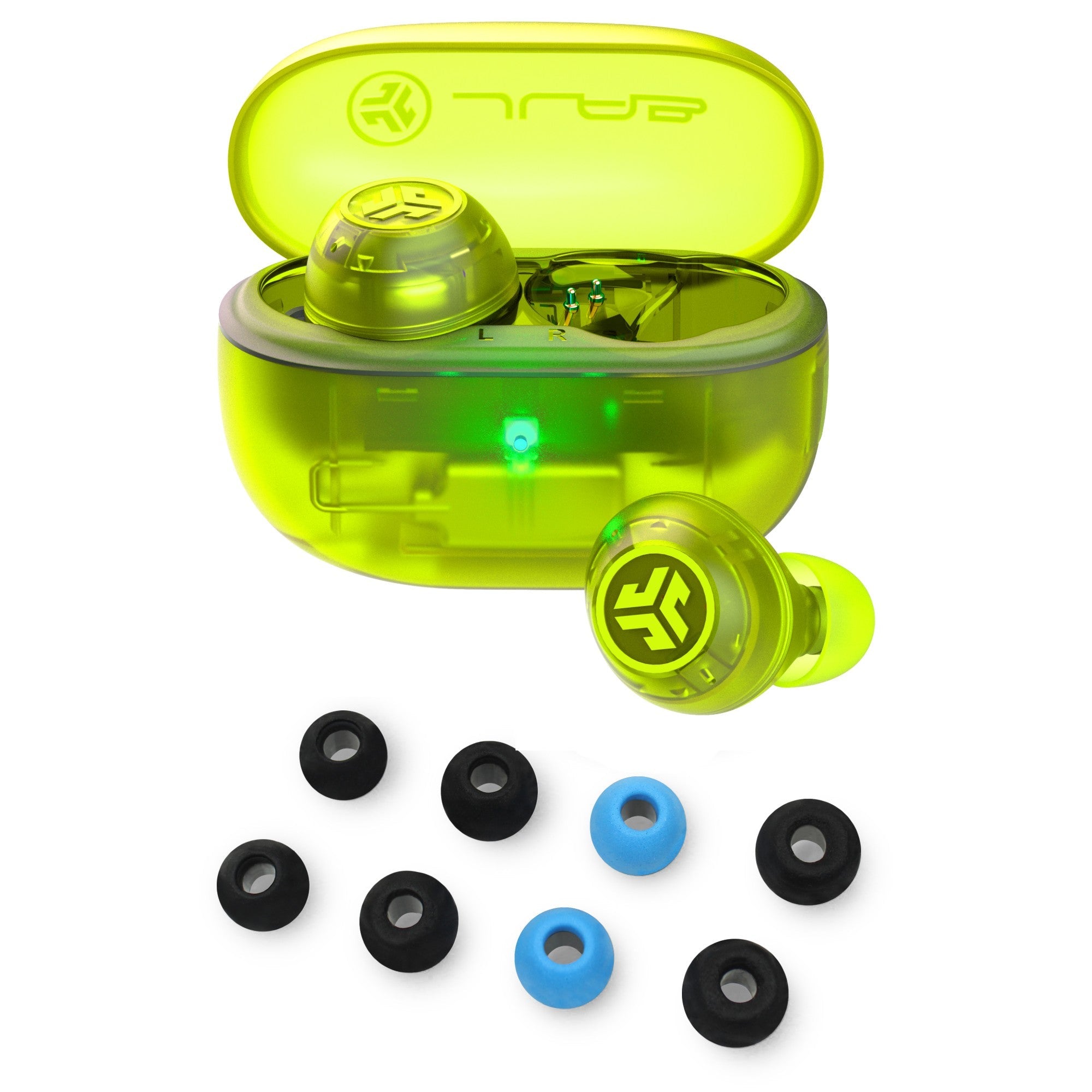 Go Pop ANC Fuchsia + Tips - Transparent Neon Green