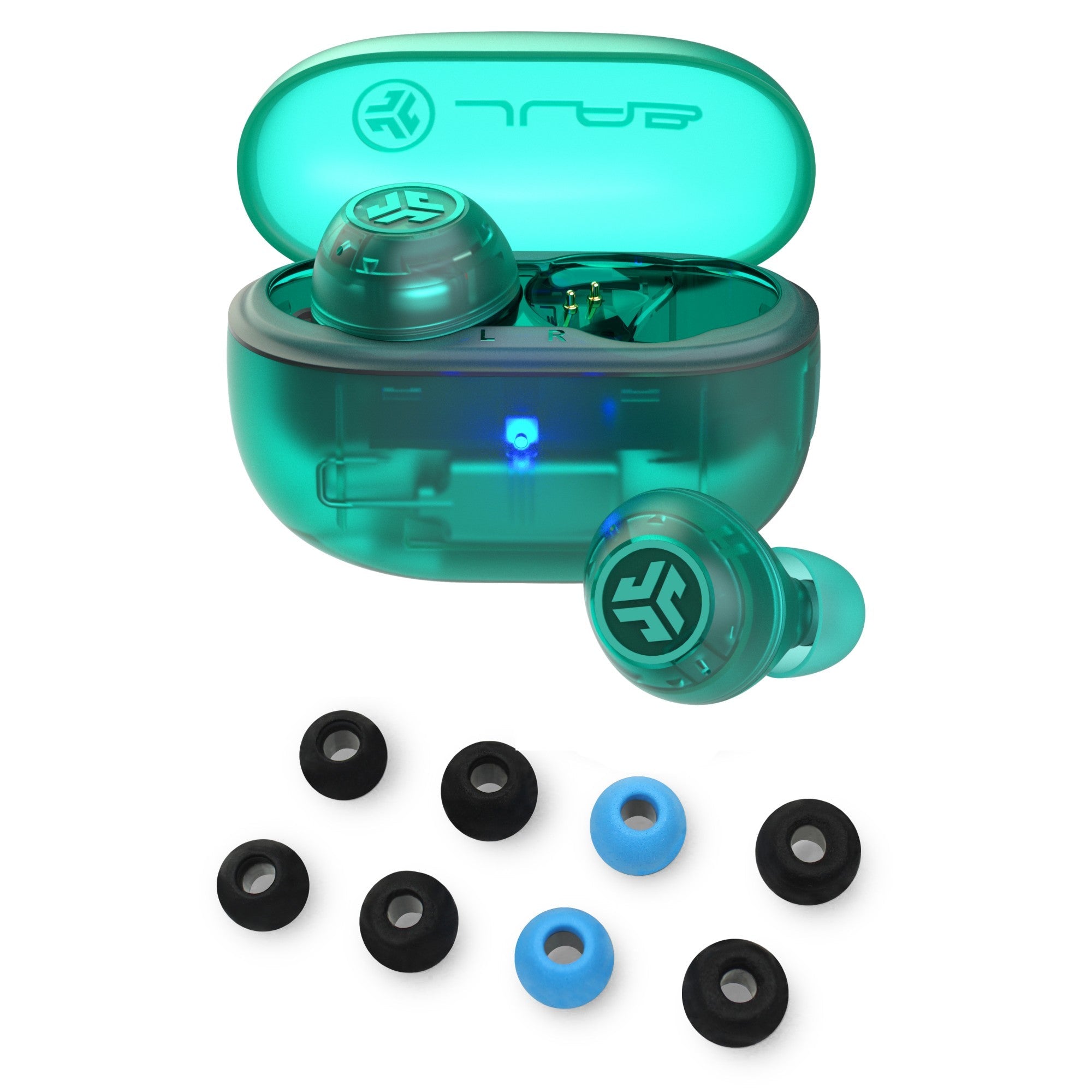 Go Pop ANC Fuchsia + Tips - Transparent Teal