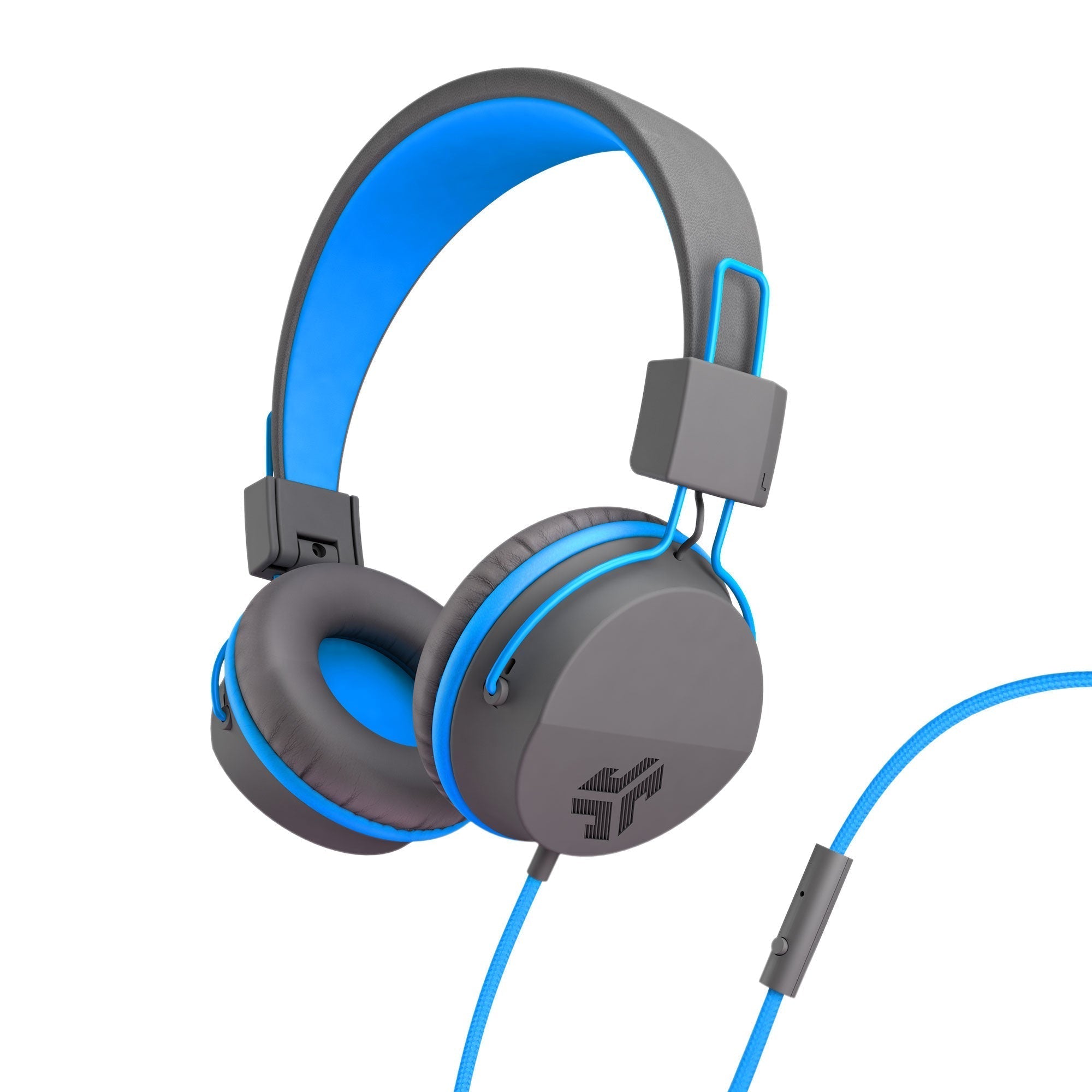 Neon Wired On-Ear Headphones Black - Graphite/Blue